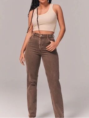 Abercrombie 90s straight ultra high rise 26 2 Regular